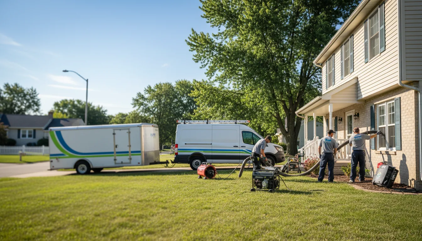 Flooded Basement Restoration And Cleanup With Repair in Ophiem, IL near me